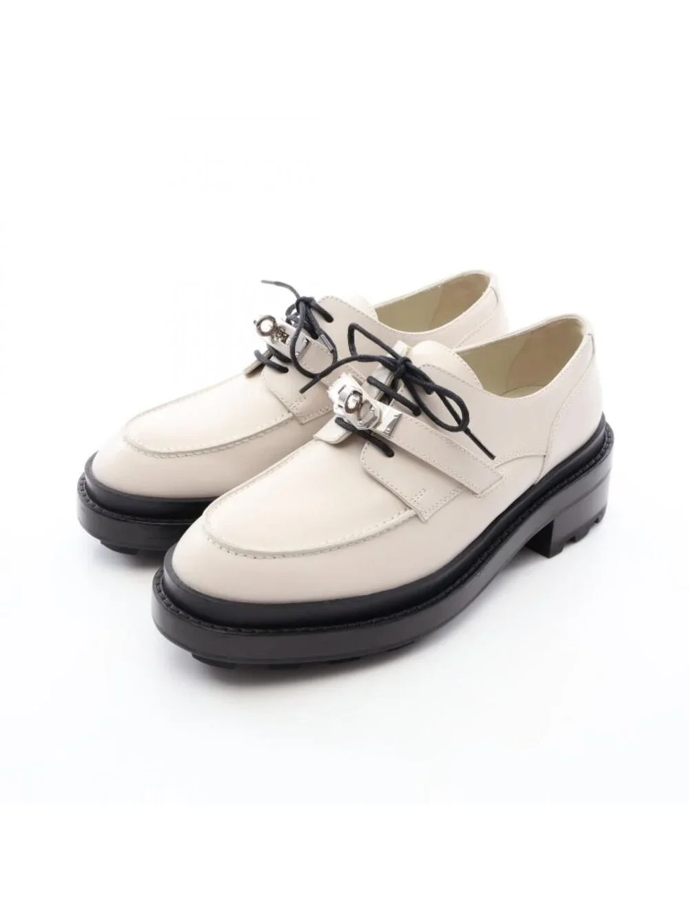 Hermes Loafers First Kelly Buckle Leather